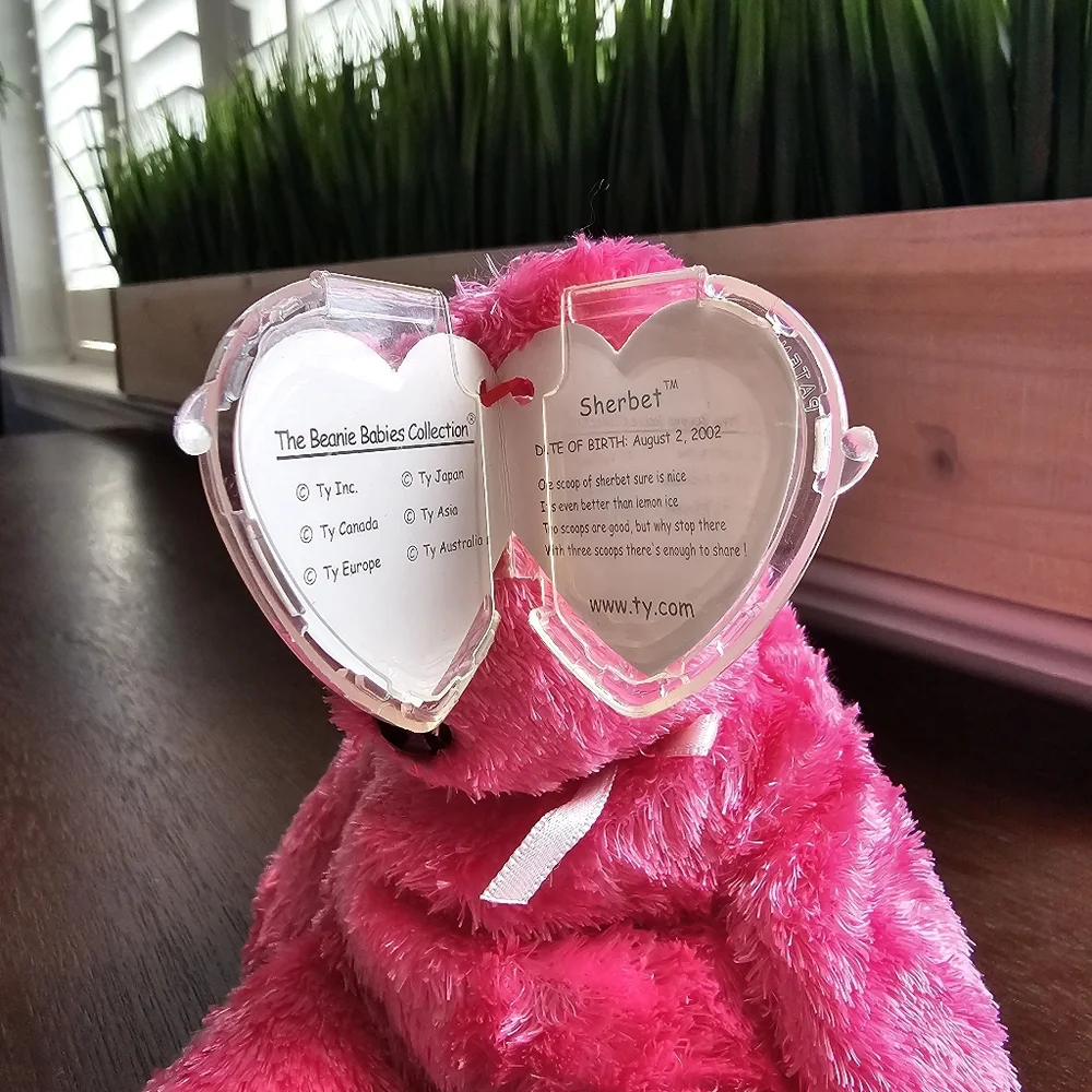 HP🎉 Ty® Sherbet™ 2002 Original 10 Year Beanie Baby